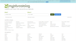 Desktop Screenshot of myjobscatalog.us